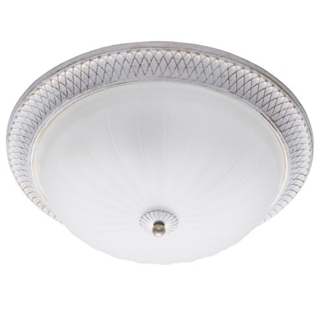 Ariadne chandelier, 3x60W E27, white, golden 37x37x14 cm