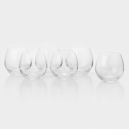 Set of glass glasses "Pion", 380 ml, 6 pcs