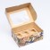 Packaging for 6 cupcakes with the Poster window, 25 x 17 x 10 cm, 1 pc.