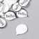 Decor tree for creativity "Rasking - Hello" set 25 pcs 1.5x2 cm