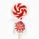 Lolling disk in a package on a New Year stick Taste of strawberries 15 g