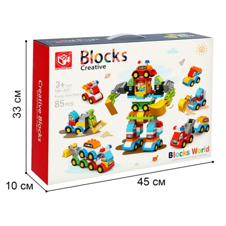 Designer "Autobot", 2 assembly options, 85 parts-4