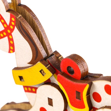 New Year's prefabricated pendant on the Christmas tree "New Year! Horse "-9