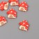Decor for creativity Plastic "House-Gribochki" set 6 Sh 2.5x2.5x0.8 cm