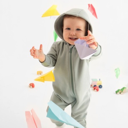 Combineson children's minku, pistachio color, height 68-74-3
