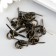 Handle for the casket metal "Hammer" bronze set 10 pcs C183 1.2x1.2 cm