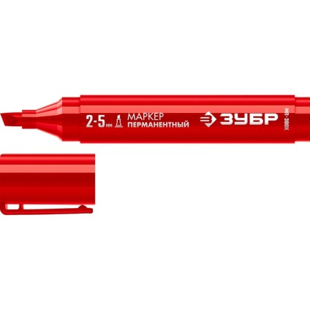 Building bison MP-300K 06323-3, permanent, wedge-shaped, 2-5 mm, red-1