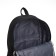 Youth backpack from textiles, 4 pockets, black color