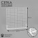 Country-wire grid is one-sided 60x19x60cm, white color (powder coating)