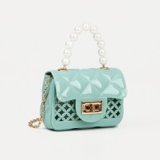 Baby bag on fasting, green color