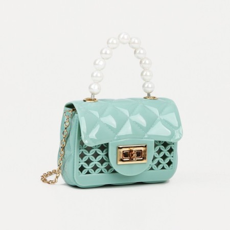 Baby bag on fasting, green color