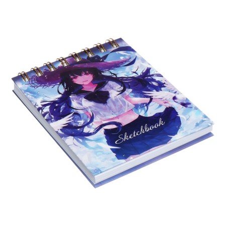 A6 sketchbook, 80 sheets on the crest on the short side of the "anime", solid cover, block 100 g/m²-1