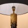 Bruno tablet lamp black/golden 1x40W, E27, 50x50x78 cm