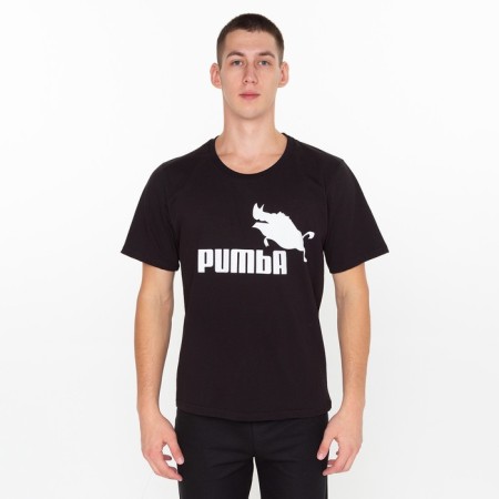Male T -shirt Pumba, Black color, size 52-3