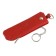 Key of lightning, length 17 cm, red color