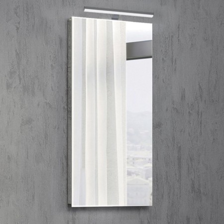 Mirror Comforty Asti 40, color is light concrete, 39x71 cm