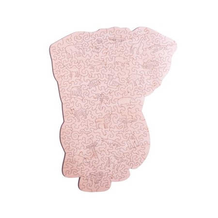 Wooden puzzle "Great Elephant", 36 × 28 cm-7