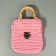 Handles for the bag are wooden, with half rings, 10.3 × 8 cm, 2 pcs, beige/silver color