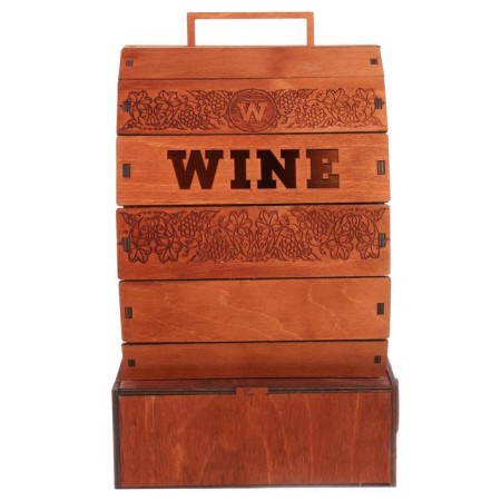Wine mini-bar "Barrel", 27 x 29 x 22 cm.-11