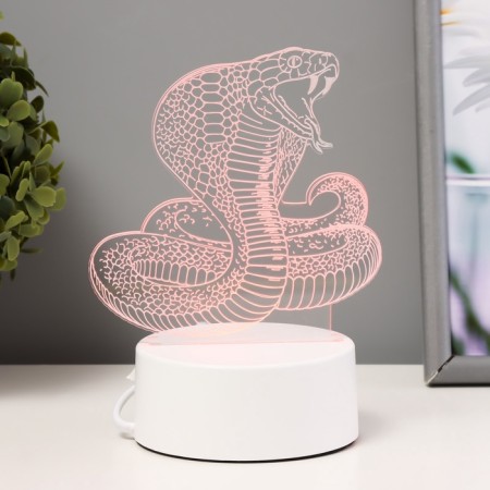 Cobra lamp Led RGB from the network 13.8x9.5x15 cm-2