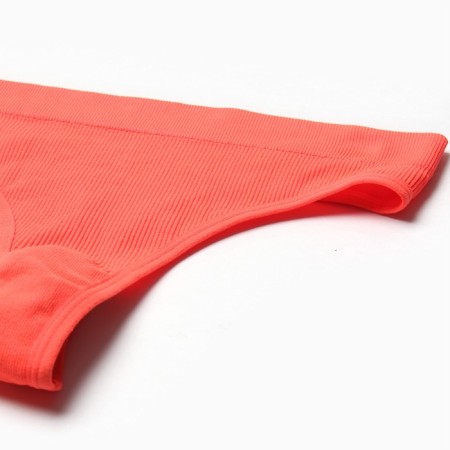 Female set (top, thongs), orange color, size 42-46-6