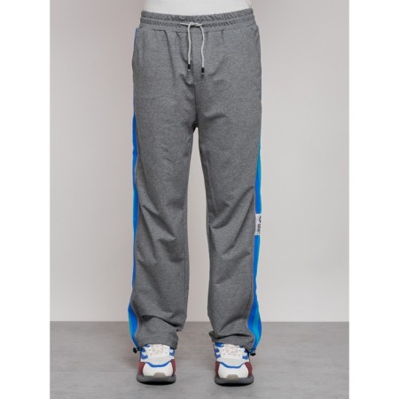 Sports male trousers, size 56, gray color-4