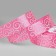 Satiner tape "Pattern", 25 mm × 23 ± 1 m, pink color No. 005