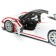 Racing machine BBURAGO Porsche 918 Weissach, Die-Cast, 1:24, white color