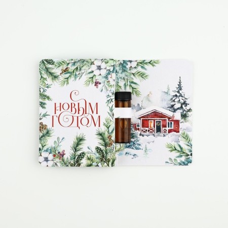 Aromamaed on the postcard "Believe in miracles", aroma spruce branches, 5 ml-4