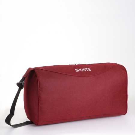 Sports bag with lightning, long belt, red color-1
