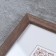 Photo frame Pine C14 21x30 cm, 002 Walnut (plastic screen)