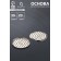 Basic Circle perforated 30 mm (set 20 pcs.) SM-744, MIX color