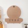 Decorative wood hooks "Two birds on a branch" 2.5x19.5x19.5 cm