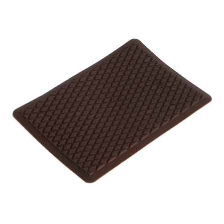 Eco-Cover gap for rugs, rhombus, screws 6 pcs, brown, TEP