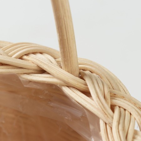 Wicker basket, 15.5 x 8/19.5 cm, rattan-4