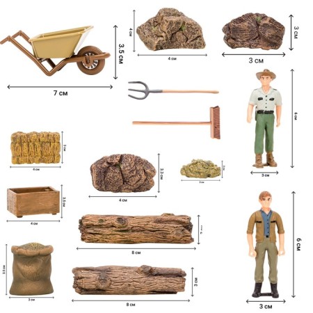 Набор фигурок «На ферме», 21 предмет-13