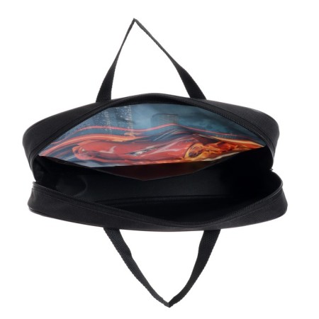 Folder with handles Textile A4, 350 x 270 x 70 mm, calligrata "car in fire", nylon-4