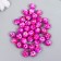 Beads for creativity Plastic "Balls Shadow bright pink" set 20 g d = 1 cm