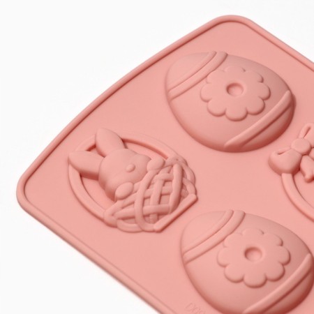 Silicone form for baking "Easter composition", 10.6 x 20.7 cm.-3
