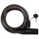 Stels bicycle castle, 12x1500 mm, with a key, black color