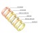 Set of rings 12 pieces "trend" Treasure, color gold, size mix
