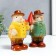 Souvenir Ceramics "Vorozhushki in cloaks - rainy day" Set 2 pcs 16x6.5x10 cm
