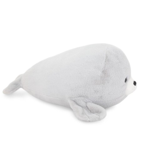 Soft toy "Sea cat", 30 cm, gray color-5