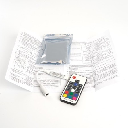 RGB mini controller for LED tape with p/u, 12-24V, LD66-2