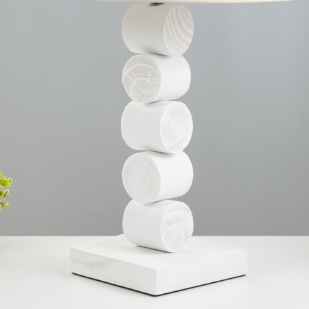 BIM table lamp E27 40W white 35x35x56cm Risalux-3