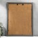 Photo frame plastic 30x40 cm "Golden Indian patterns on gray-beige" 43.5x33.7 cm