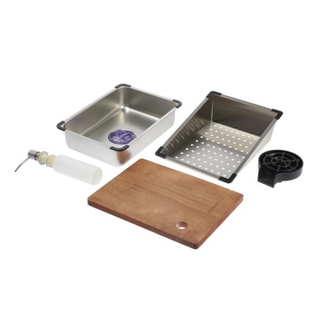Zein M01, S = 3.0 and 0.7 mm, mixer, basket, cutting board, siphon, satin-30