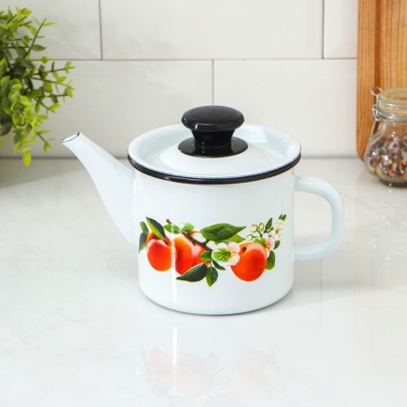 Cylindrical kettle, 1 l, dree mix, induction, white color-5
