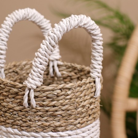 Wicker basket 13x13x23 cm-2