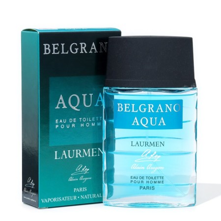 Men's toilet water Laurmen Belgrano Aqua, 60 ml